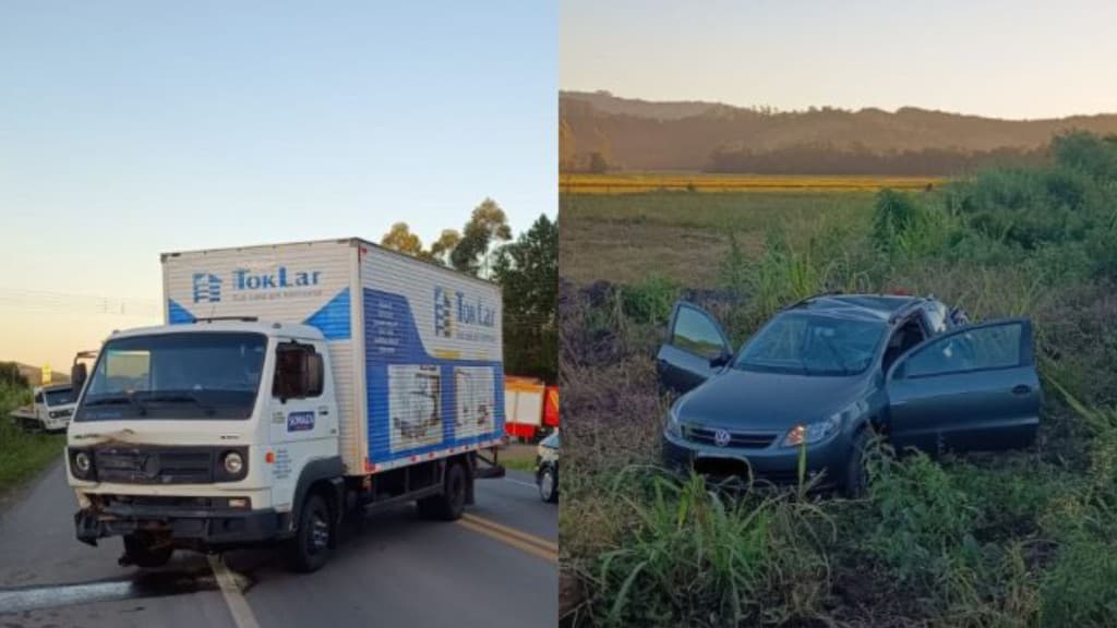Idoso sofre traumatismo craniano em acidente grave na BR-470