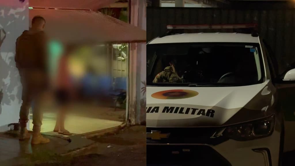 “Bicho-Papão” acaba com festinha e balbúrdia em frente à delegacia em SC