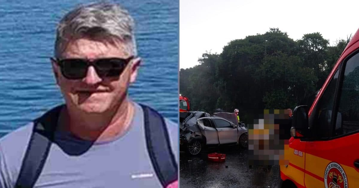 Empresário morre preso nas ferragens após colisão entre cinco veículos na BR-116
