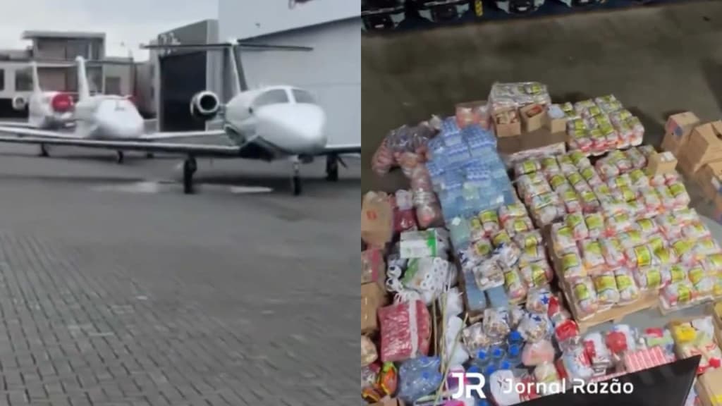 Jatinhos vão decolar de SC com doações para famílias no Rio Grande do Sul