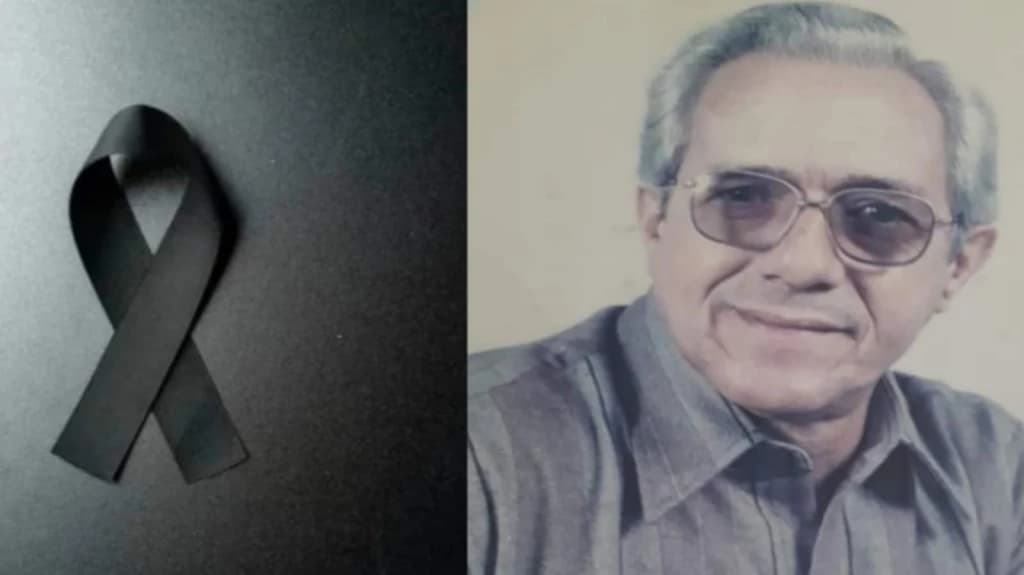 Nota de falecimento de  Accácio Ouriques aos 91 anos