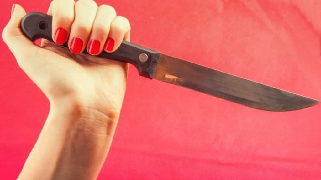 Marido acerta soco no rosto da companheira e leva facada na cabeça em SC