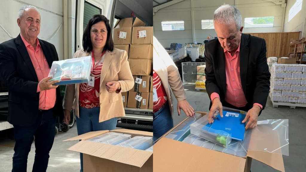 Tijucas envia 1.000 kits de material escolar para crianças do Rio Grande do Sul