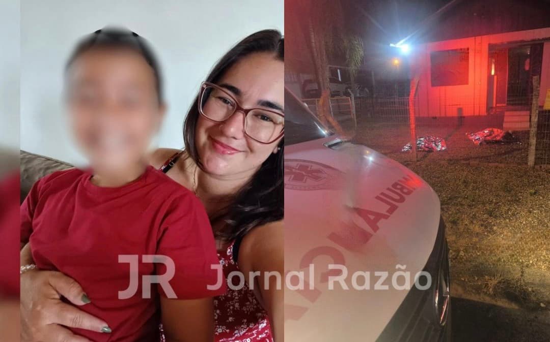 Companheiro mata mãe e filho pequeno e incendeia casa em Santa Catarina