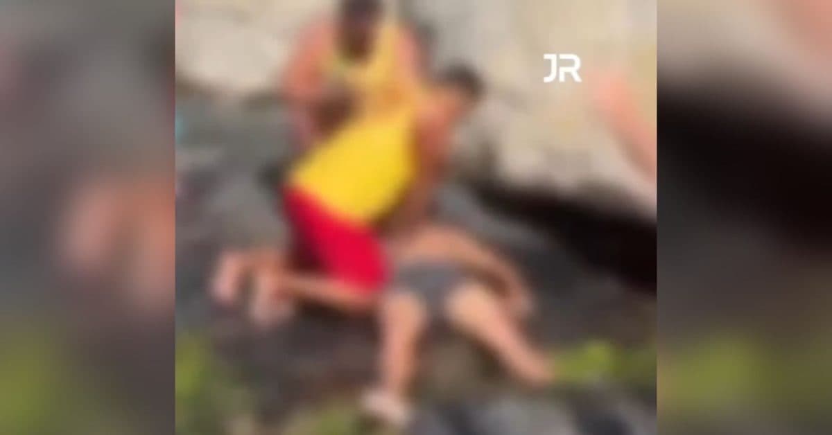 Homem se afoga em praia de Itapema e mobiliza bombeiros