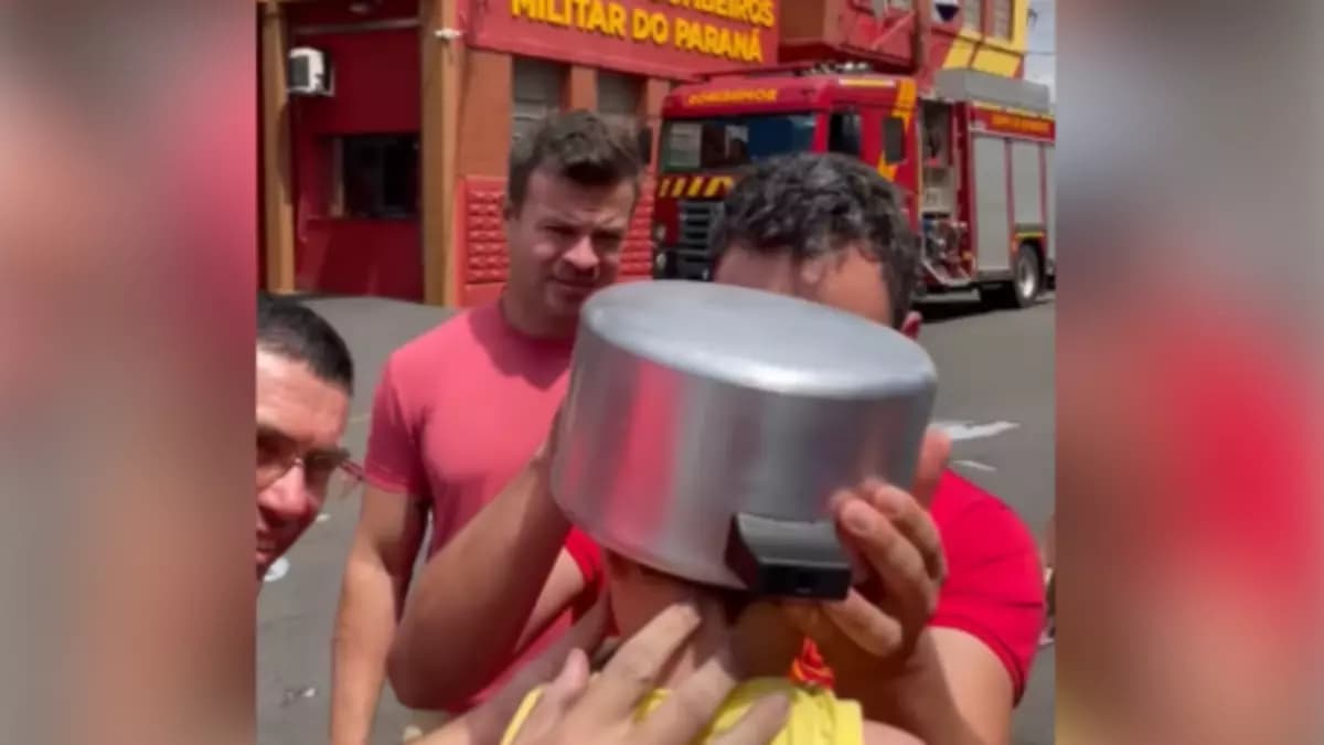 “Menino Maluquinho” prende panela na cabeça e mobiliza bombeiros no Paraná