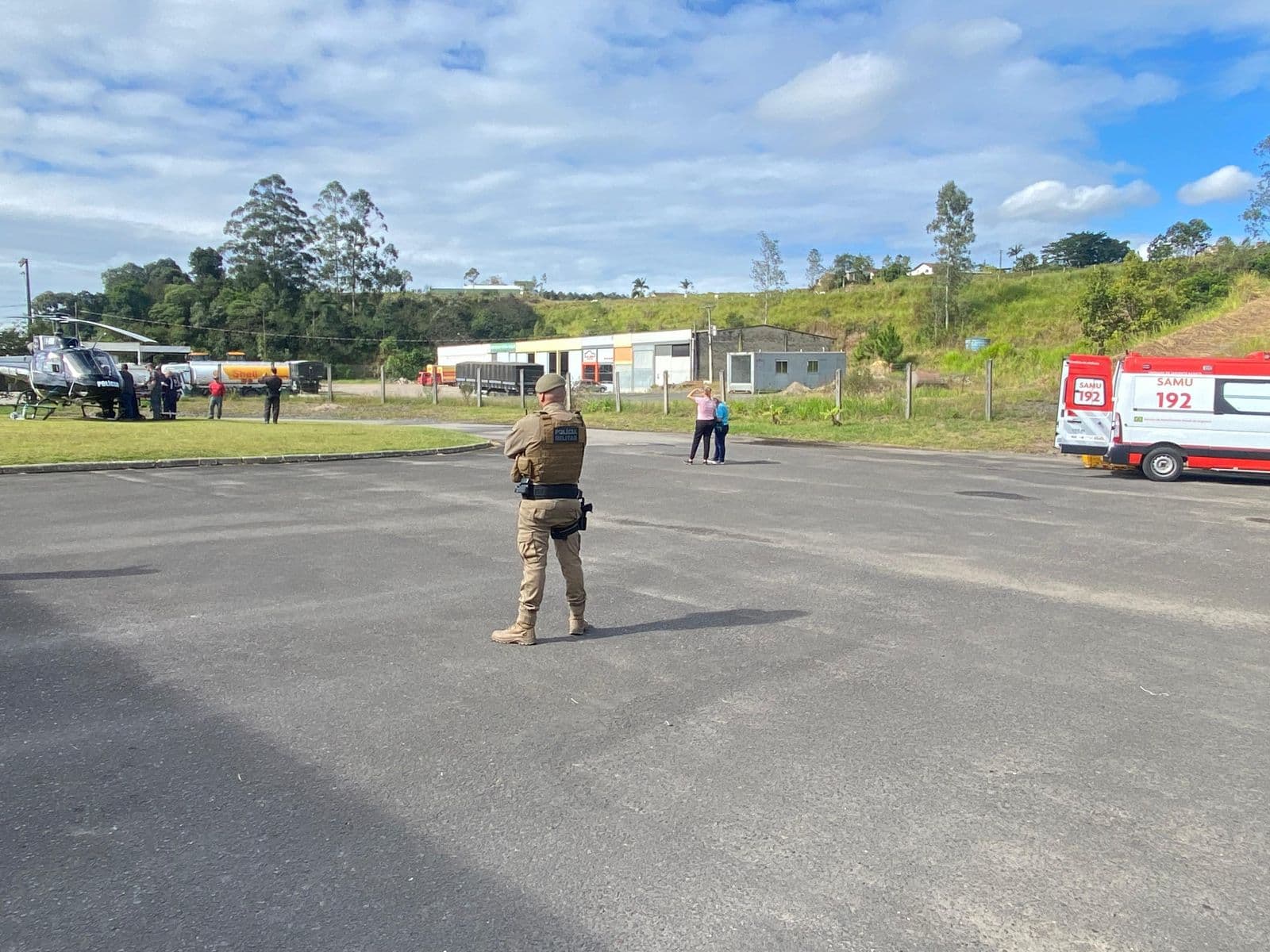Menina de 7 anos é atropelada por veículo e levada em estado grave para hospital em Santa Catarina