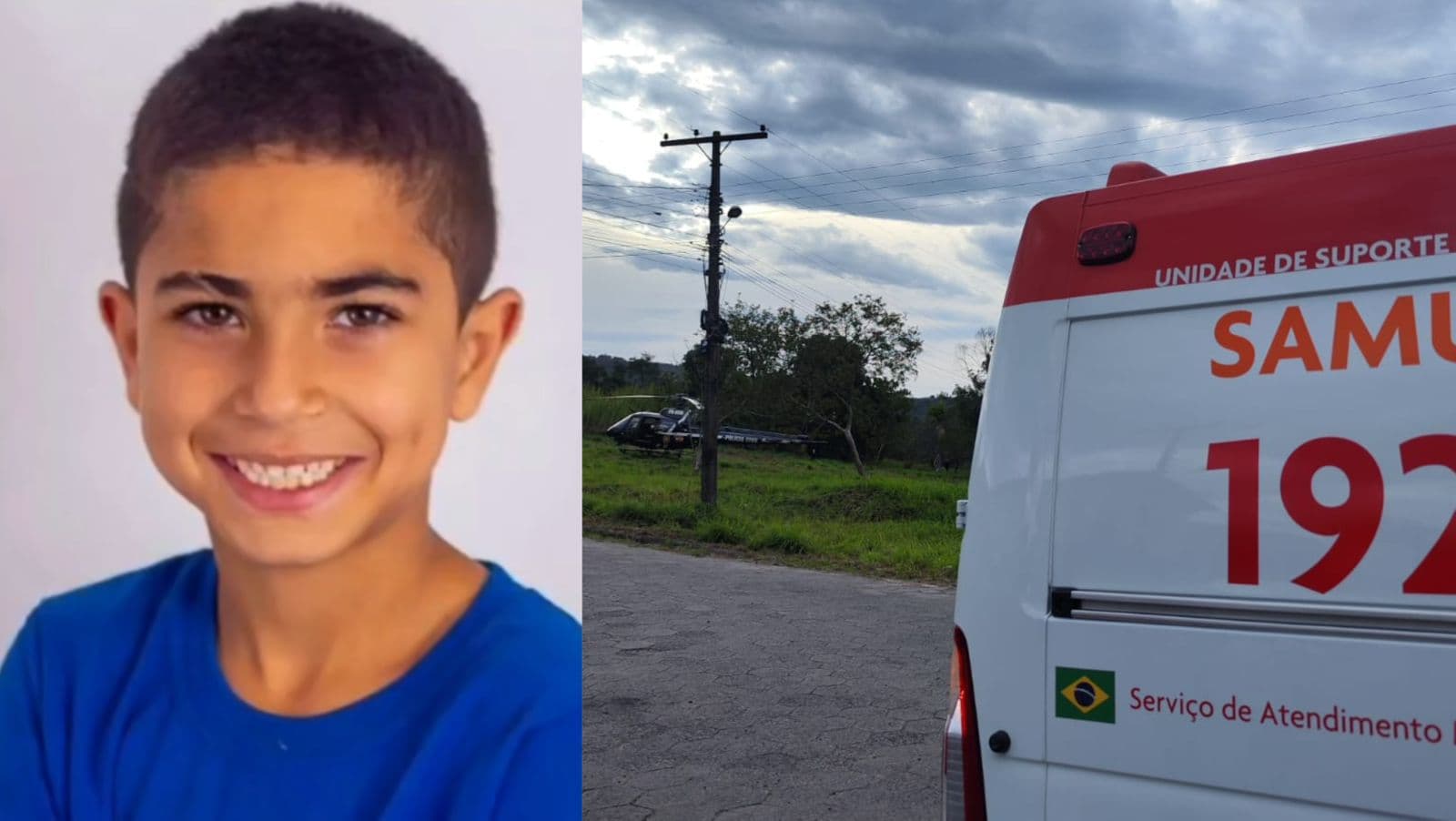 Motorista atropela menino de 8 anos na SC-445 e foge sem prestar socorro