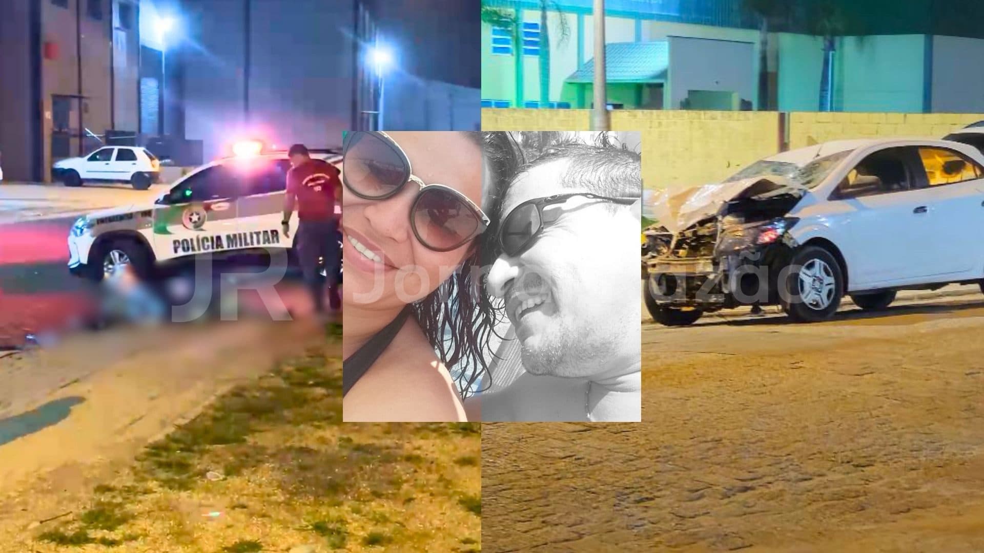 Identificado casal que sofreu trágico acidente em Tijucas; motorista bêbado tentou fugir