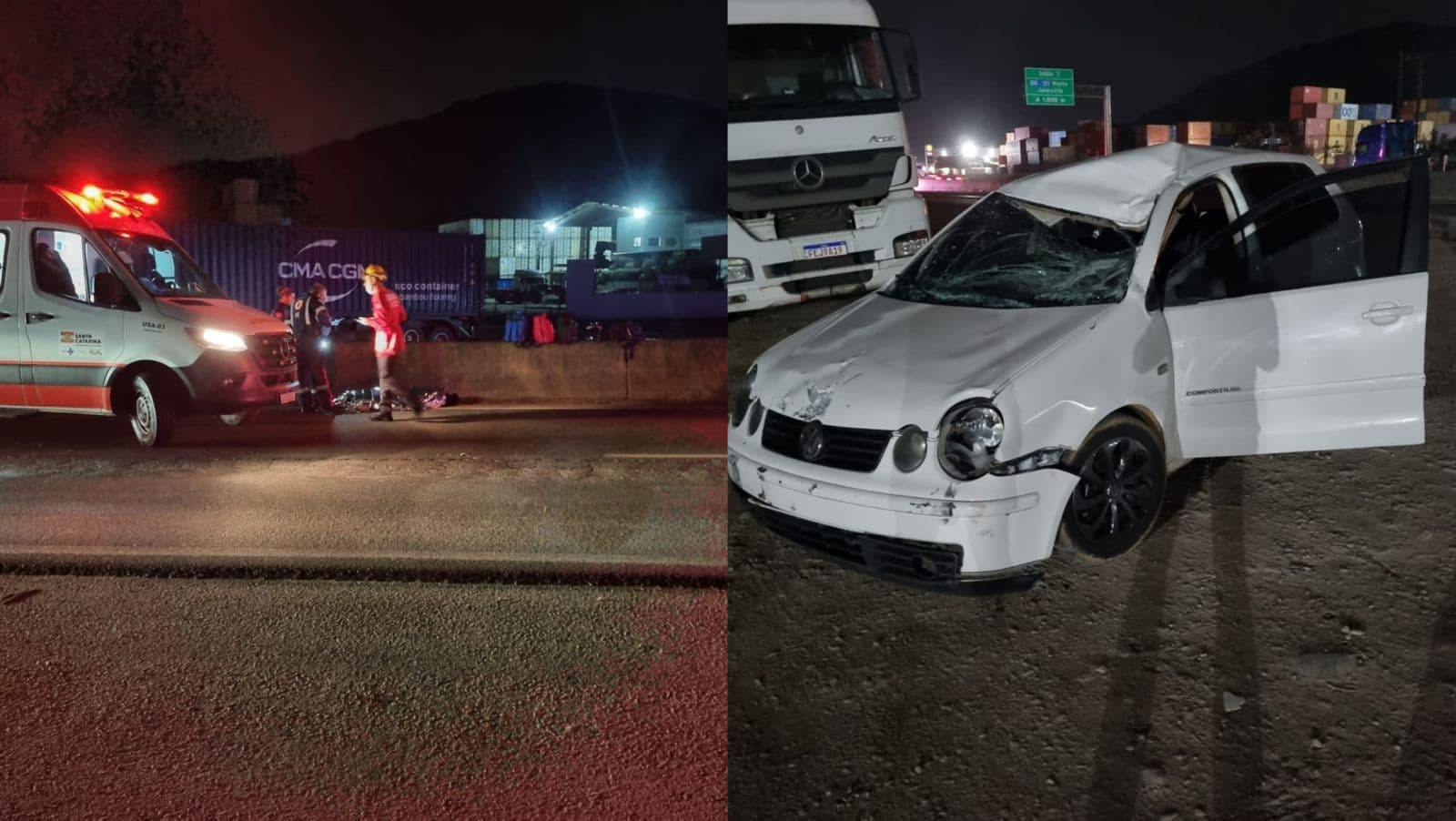 Ciclista morre atropelado por veículo na BR-470, em Navegantes