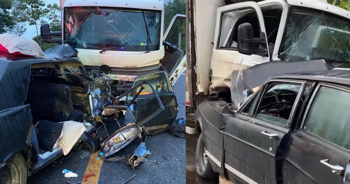 URGENTE: Caminhoneiro bêbado mata avó, mãe e neta na BR-470 em SC