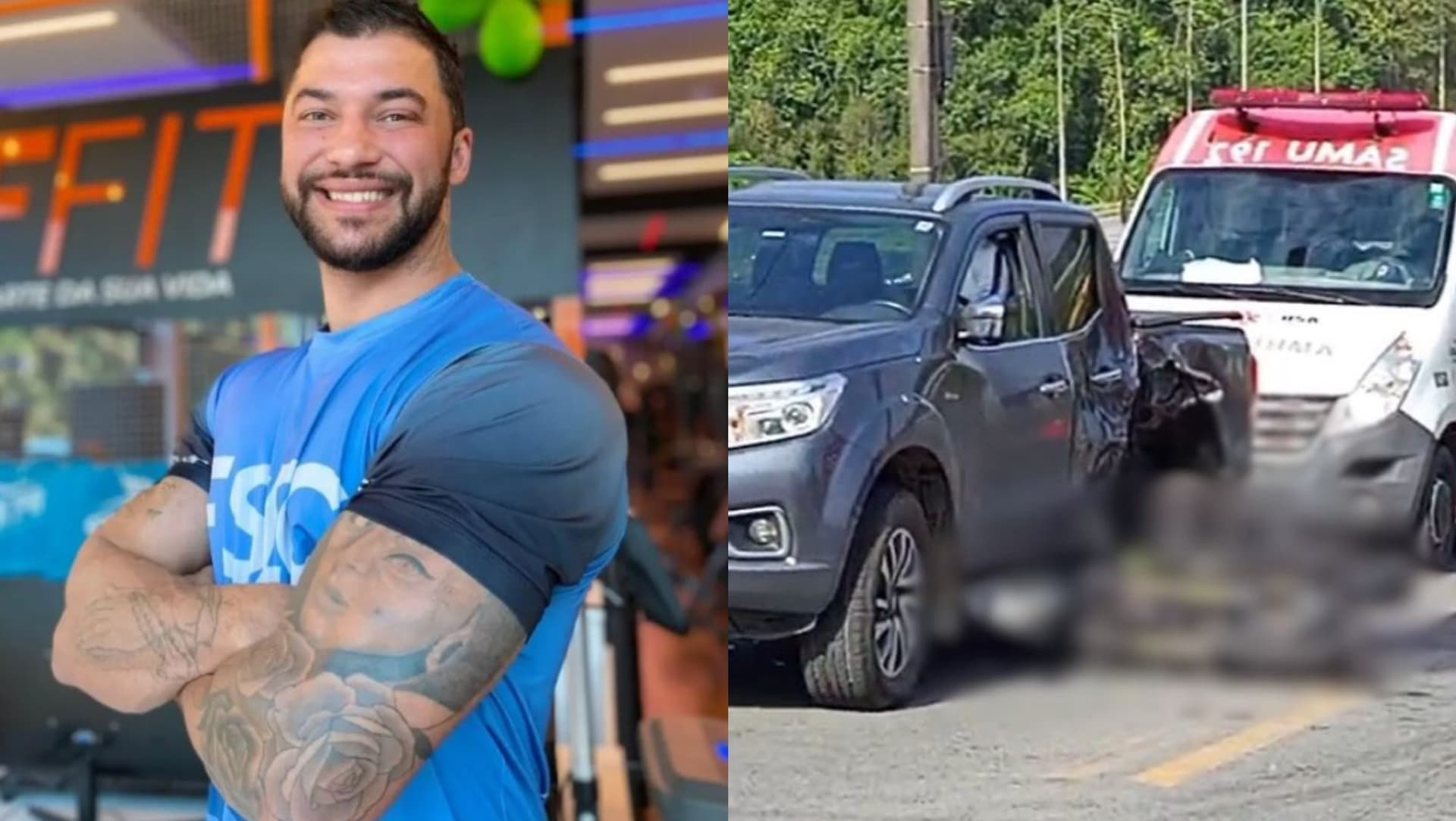 Personal morre em acidente de moto na BR-101 horas depois de dar aula a alunos