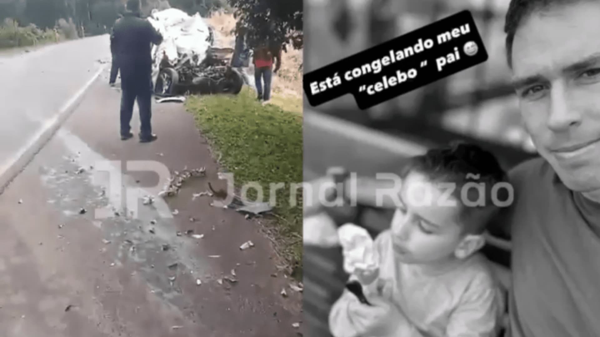 Motorista dorme ao volante e acorda com caminhonete capotada em SC