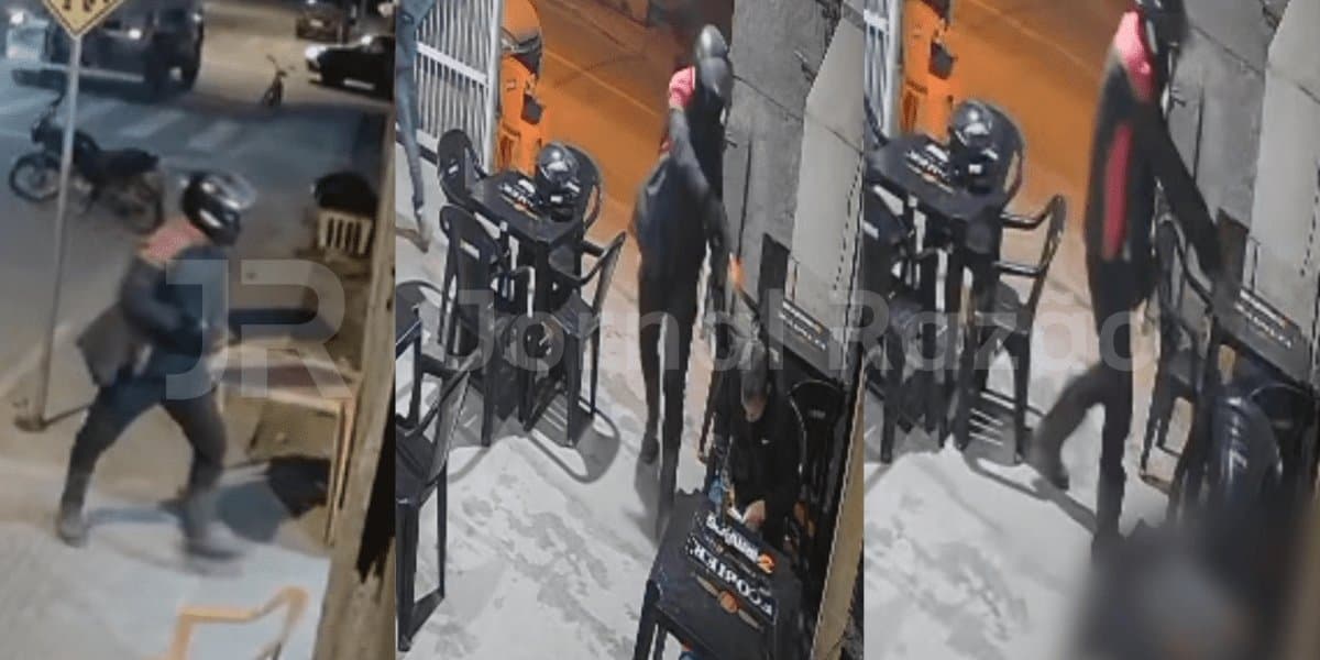 EXCLUSIVO: Câmeras mostram como foi a execução de criminoso em Itapema
