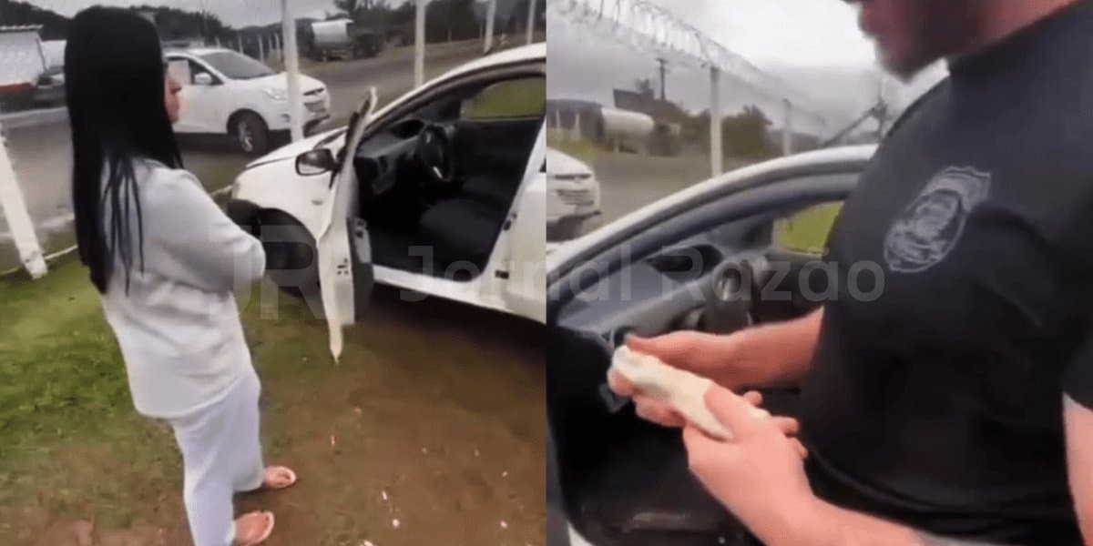 “Como leva tudo isso?”: mulher de detento é presa ao tentar entrar com drogas em cadeia de SC