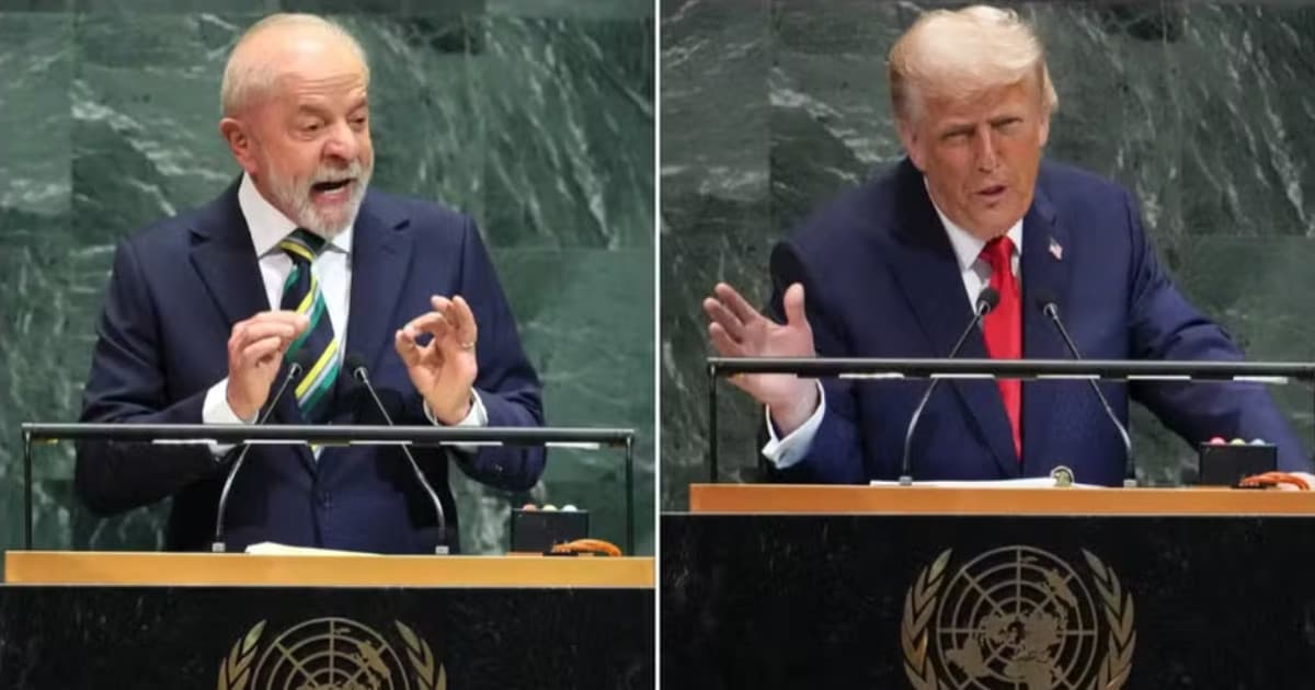 Frente a frente com Lula, Trump diz que Brasil “vai muito mal”, mas cita “química” com o petista