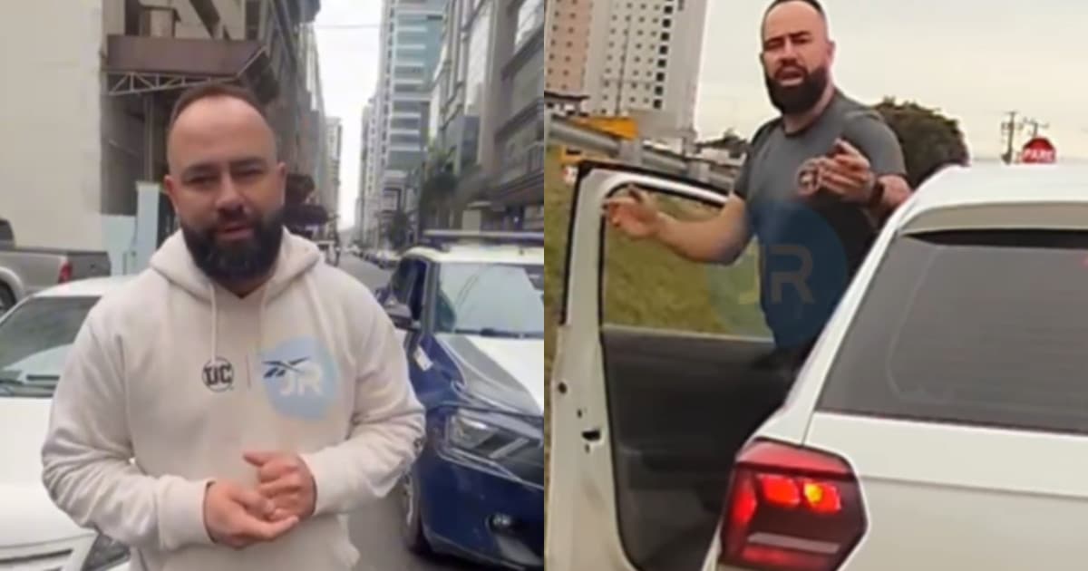 “Machão” que tentou puxar briga em Itapema é abordado após notícia do Jornal Razão e pede desculpas