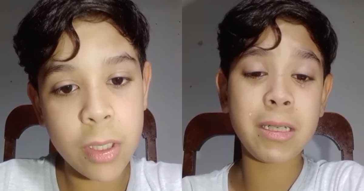 Menino de 11 anos faz pedido comovente em vídeo emocionante em SC