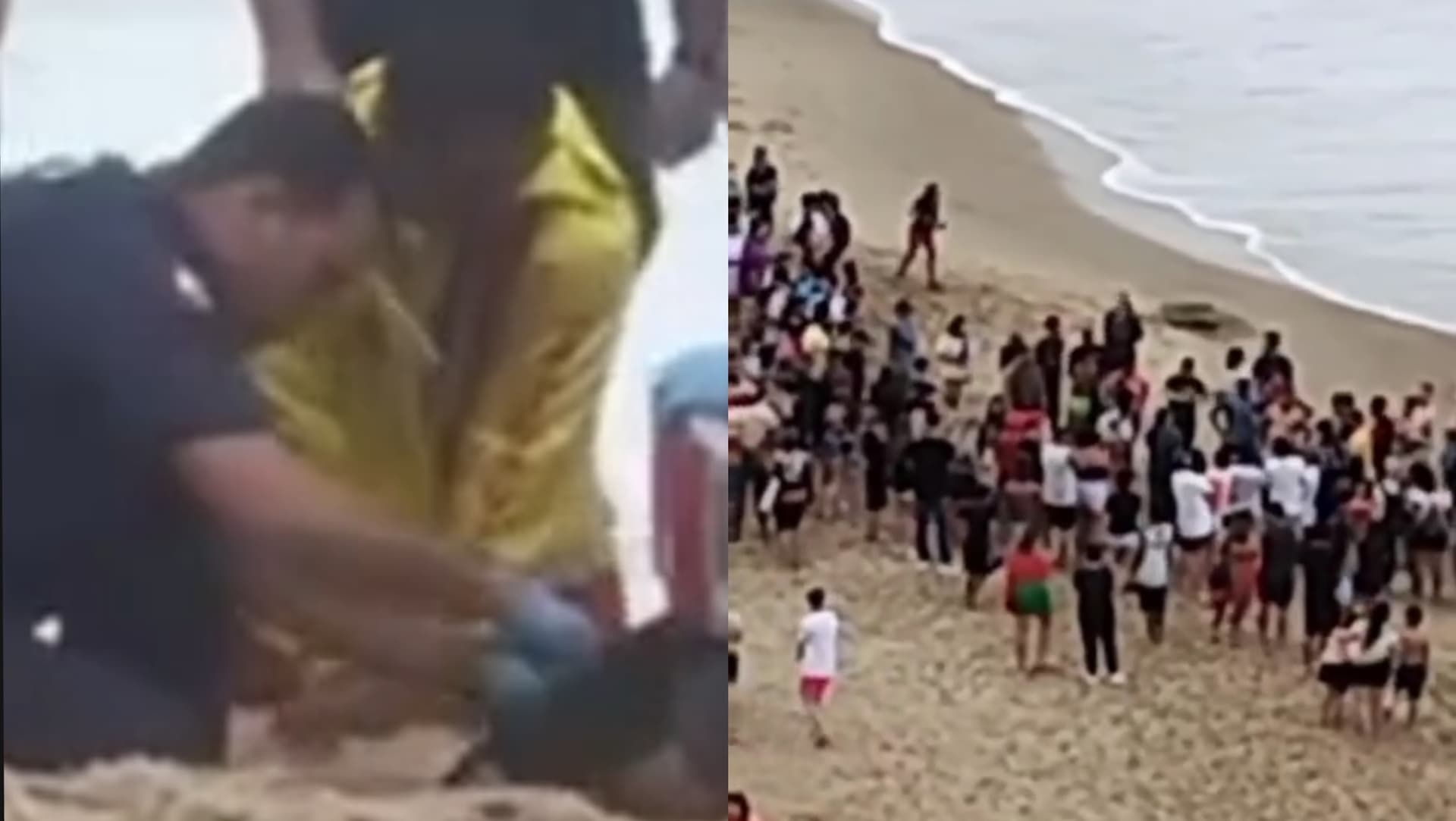 Homem se afoga em praia de SC e volta a respirar após 40 minutos de reanimação