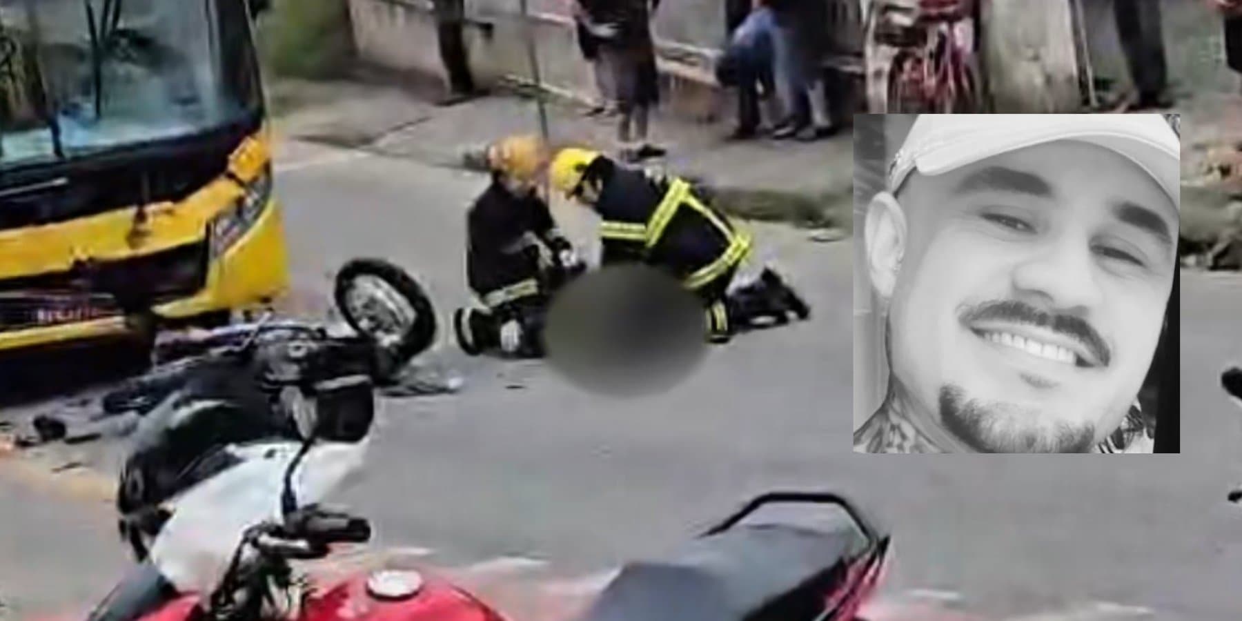 Motociclista de 27 anos morre após bater de frente com ônibus em SC: “poucos metros de casa”