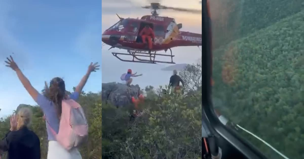 Turista se perde em trilha de Florianópolis e encontra quatro mulheres também perdidas