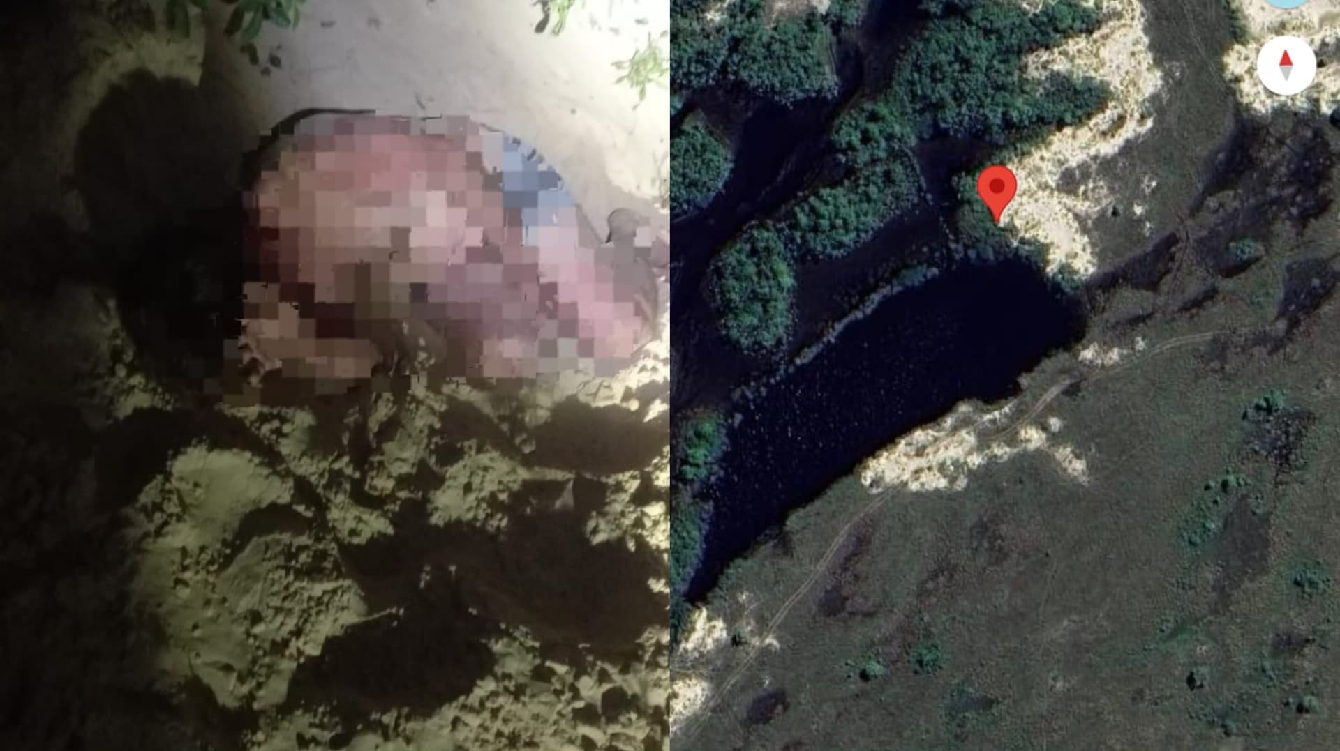 Homem sai para pescar, desaparece na mata e é achado semi-nu