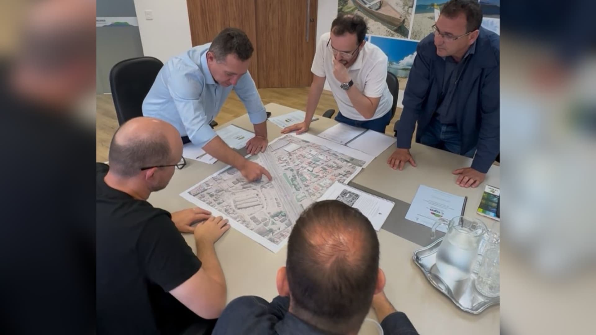 Prefeitura de Palhoça sedia reunião sobre o projeto do elevado do viaduto do Caminho Novo