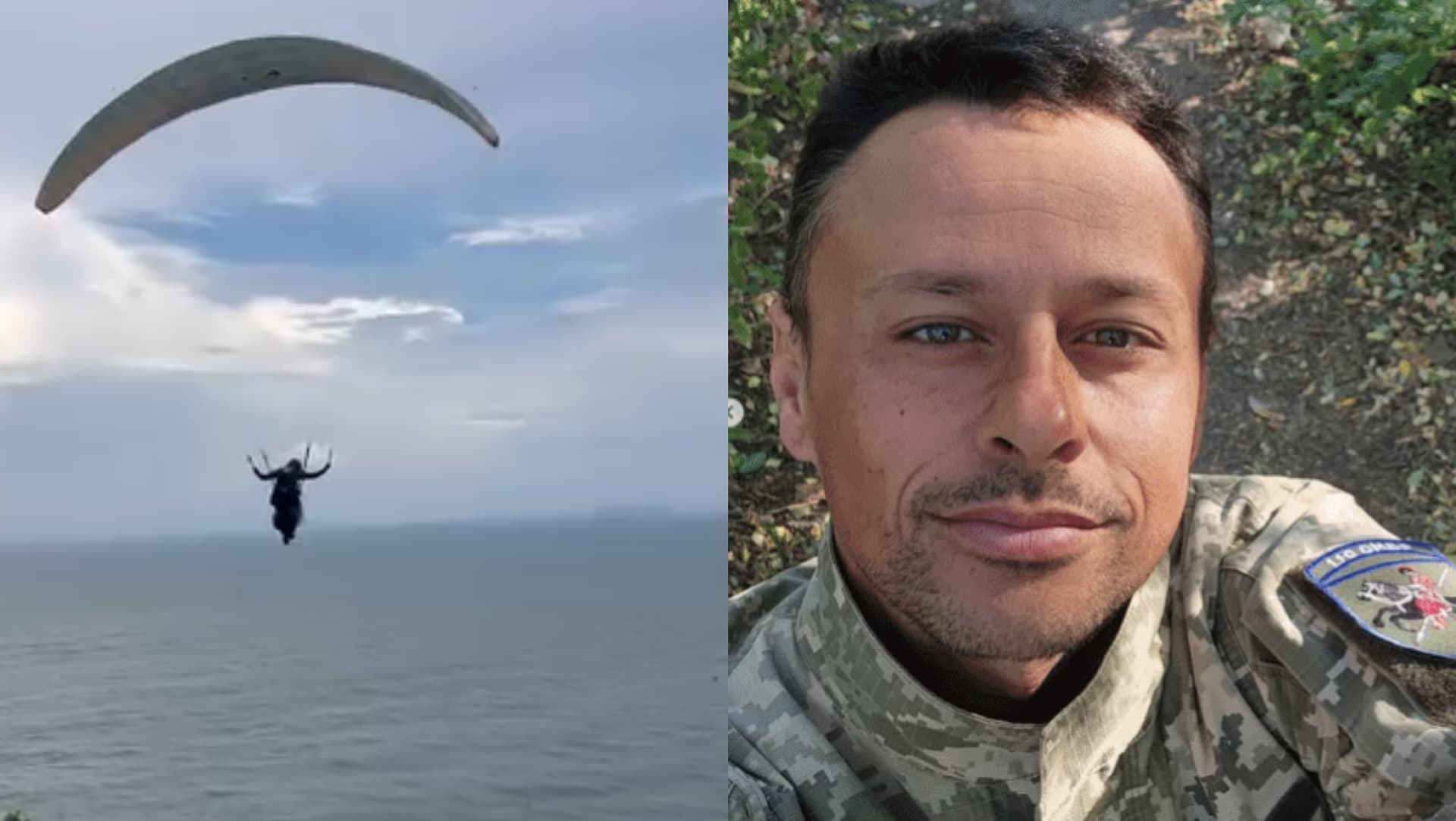 Imagens mostram últimos instantes de piloto de parapente que morreu em SC