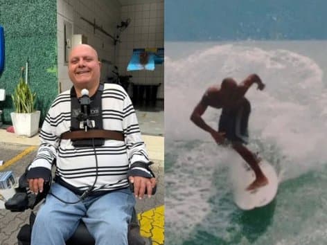 “Eu só queria poder surfar e abraçar minha família novamente”: relata Fábio, tetraplégico há 23 anos