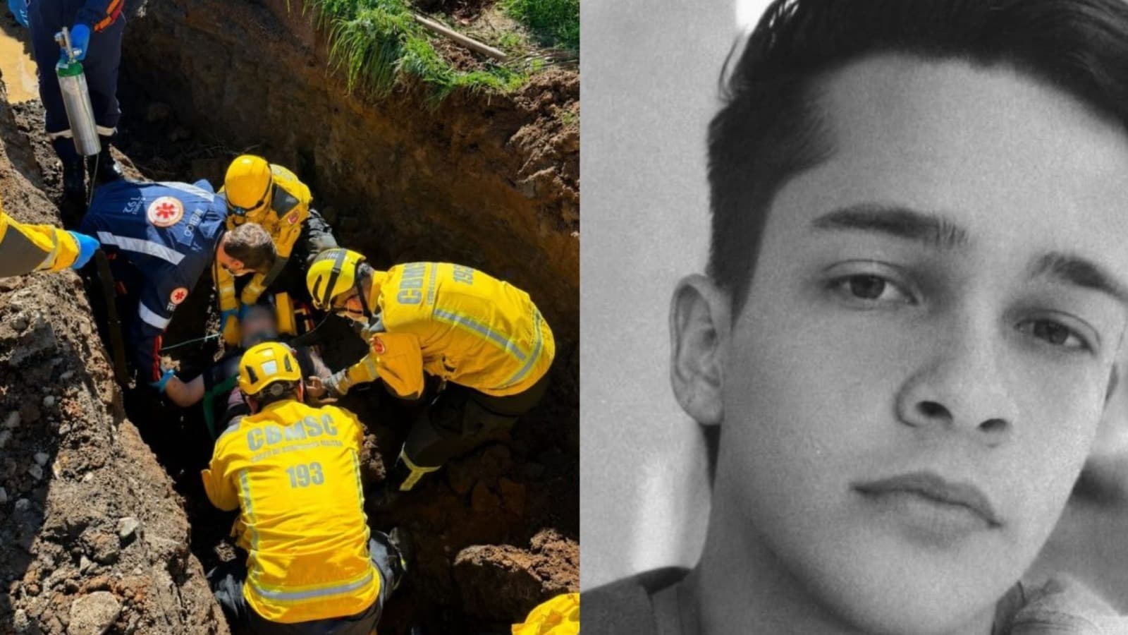 “Foi lutado tanto para salvar ele”: servidor público morre soterrado em vala durante obra em SC