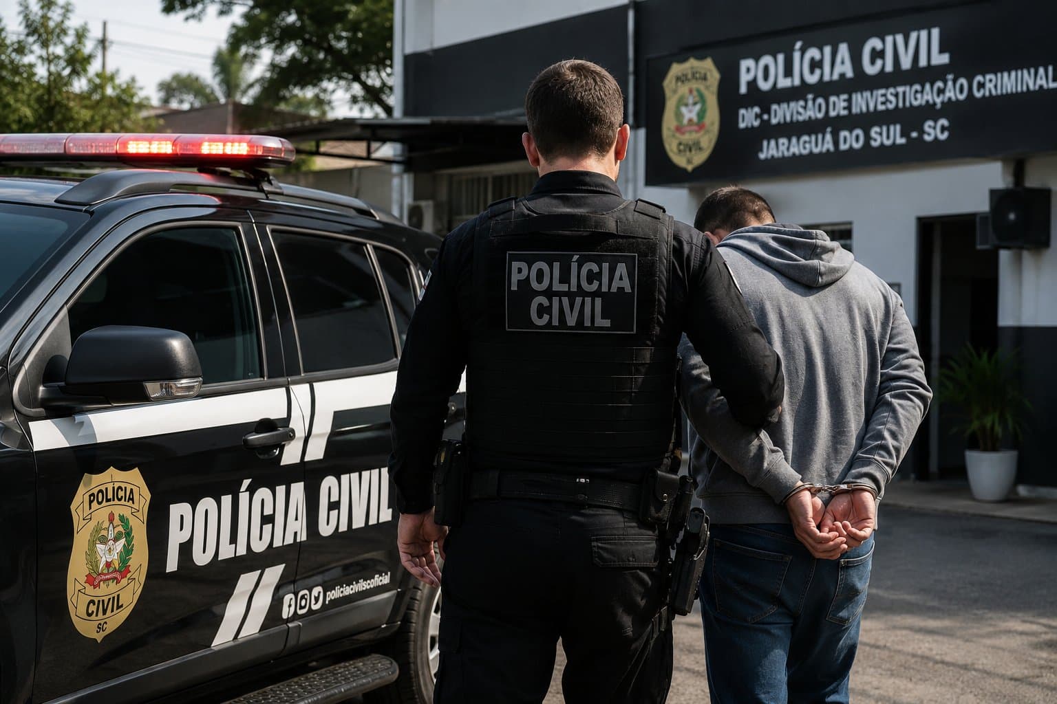 Homem que esfaqueou vizinho e voltou a ameaçar a vítima é preso em SC