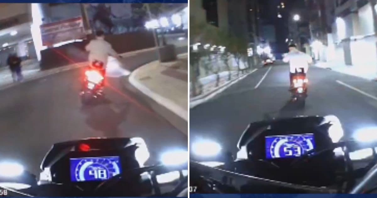 Adolescente foge da fiscalização com veículo elétrico adulterado e acaba apreendido