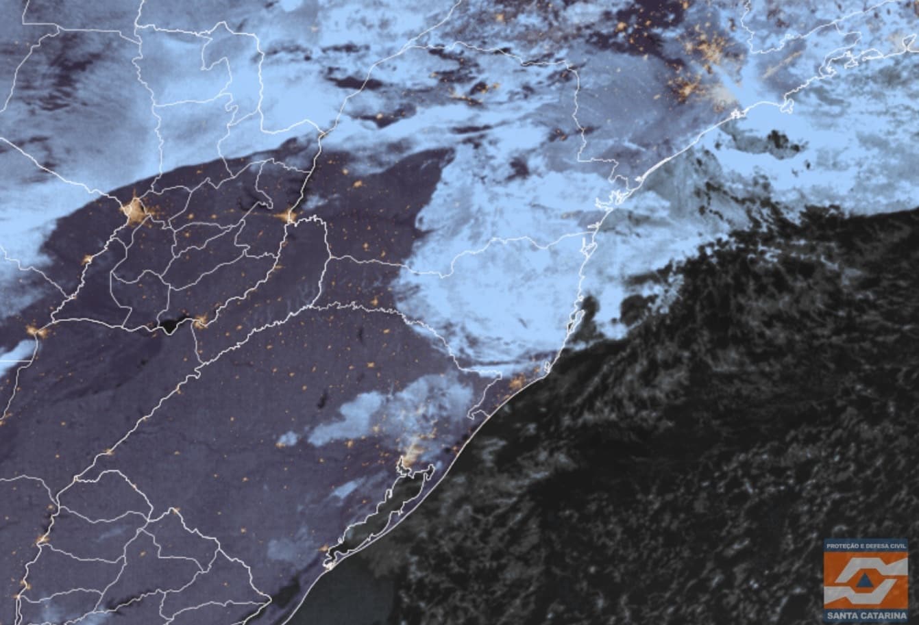 SC amanhece com até -4°C e pode ter precipitação invernal nesta segunda-feira