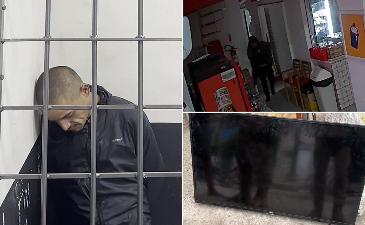 “Tava louco de droga”: preso por furtar TVs em Florianópolis diz que não se lembra do furto