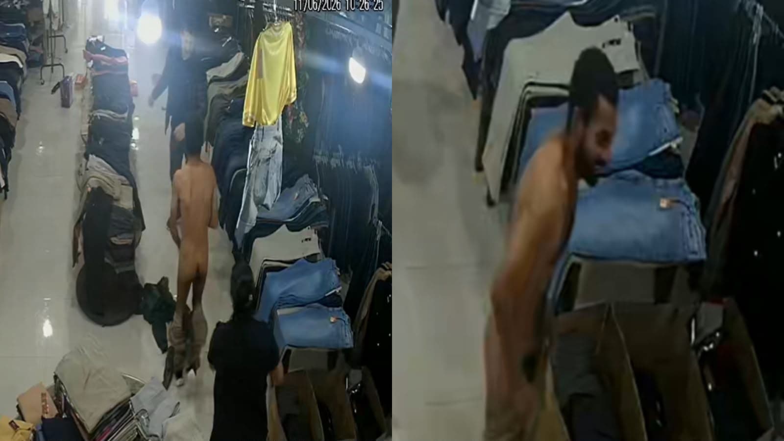“Deixou peladão”: dono de loja em SC detém ladrão, obriga a devolver roupa furtada e entrega à PMSC