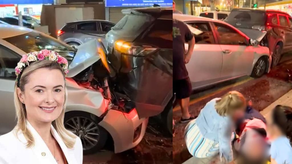 URGENTE: Deputada Júlia Zanatta é vítima de acidente em Criciúma