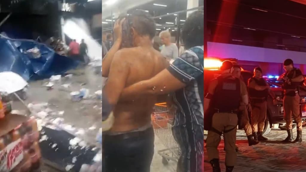 Urgente: Teto de supermercado desaba na inauguração e provoca tragédia no Paraná