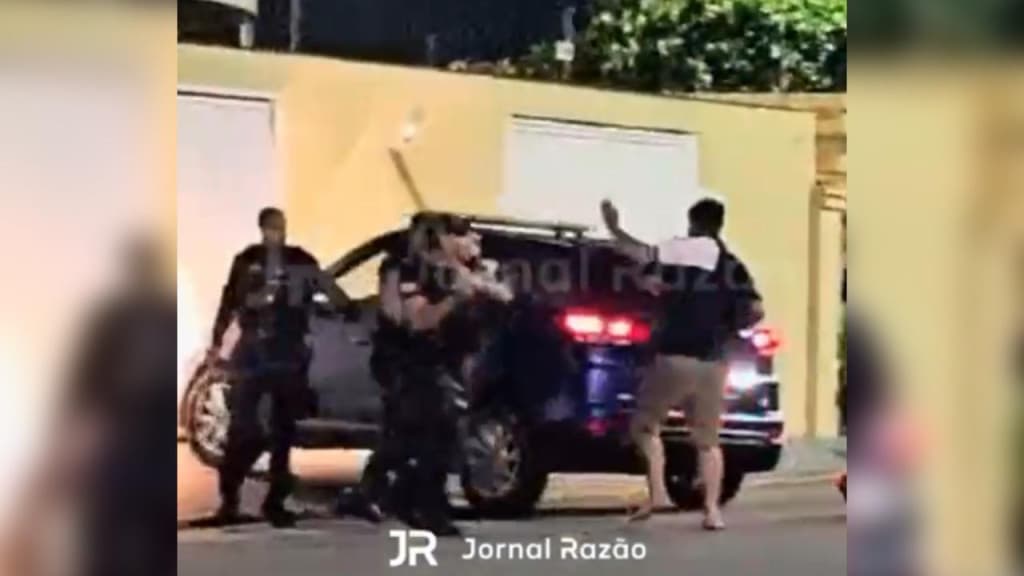 VÍDEO: Abordagem termina em confusão e polêmica, em Itapema