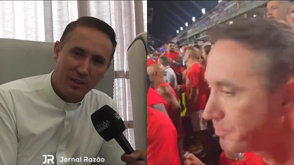 “Era meu sonho”: padre catarinense é criticado após ser flagrado na Sapucaí