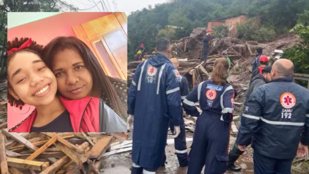 URGENTE: Mãe e filha morrem soterradas após deslizamento de terra no RS