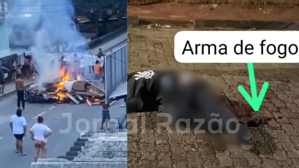 Após morte de traficante, moradores protestam e atacam a PM em Florianópolis