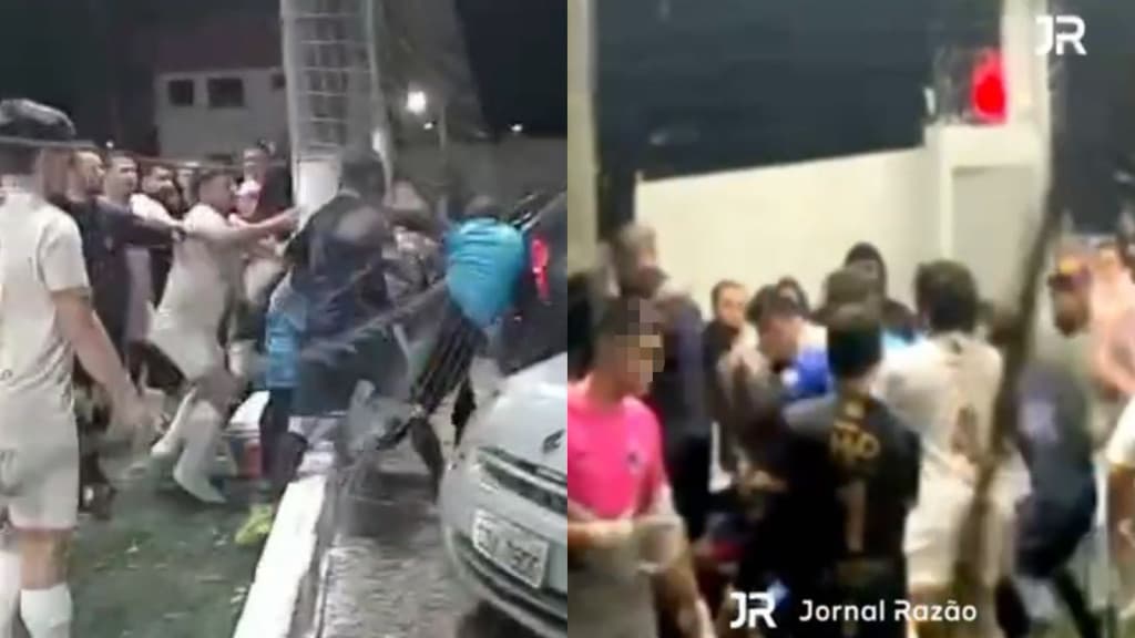 Árbitro é espancado após ser acusado de “favorecer” time de futebol amador, em SC