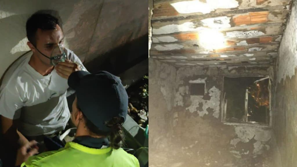 Policiais impedem tragédia em incêndio que destruiu apartamento, em Florianópolis