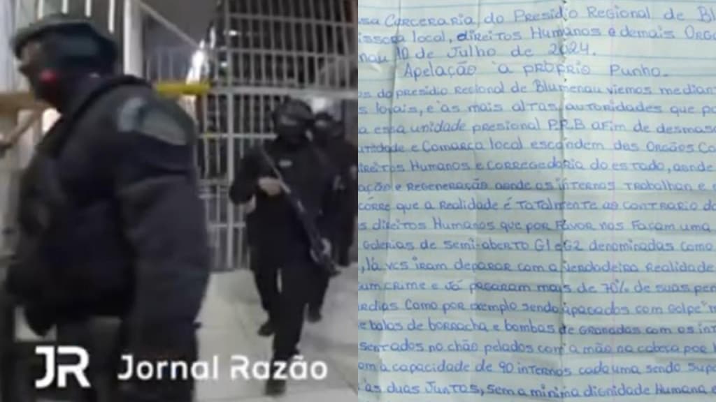 Presidiários de SC enviam carta com exigências: “sem mais atentados no estado”