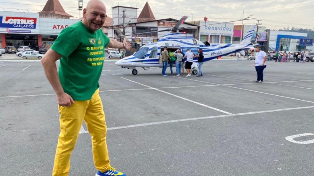Luciano Hang sorteia passeios de helicóptero para comemorar aniversário da Havan