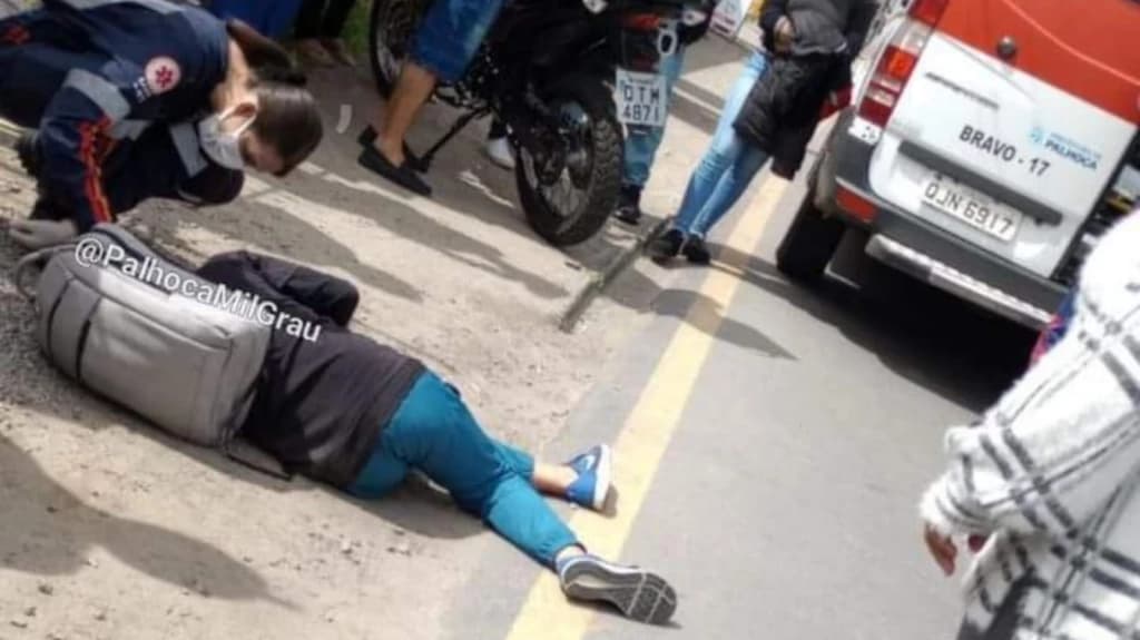 Criança é atropelada por carro em Palhoça