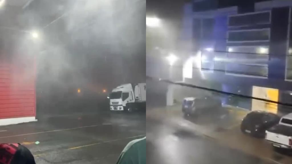 URGENTE: Tempestade assusta moradores em SC e Defesa Civil emite alerta laranja