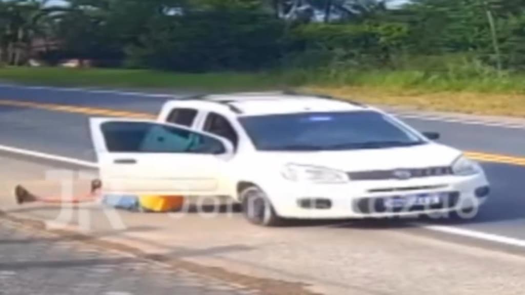 “Muita informação”: casal discute no trânsito e o inesperado acontece, em SC