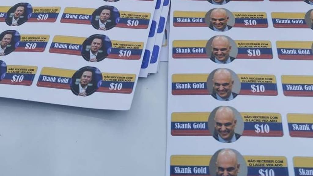 Maconha do “Xandão” e Elon Musk é apreendida pela PM