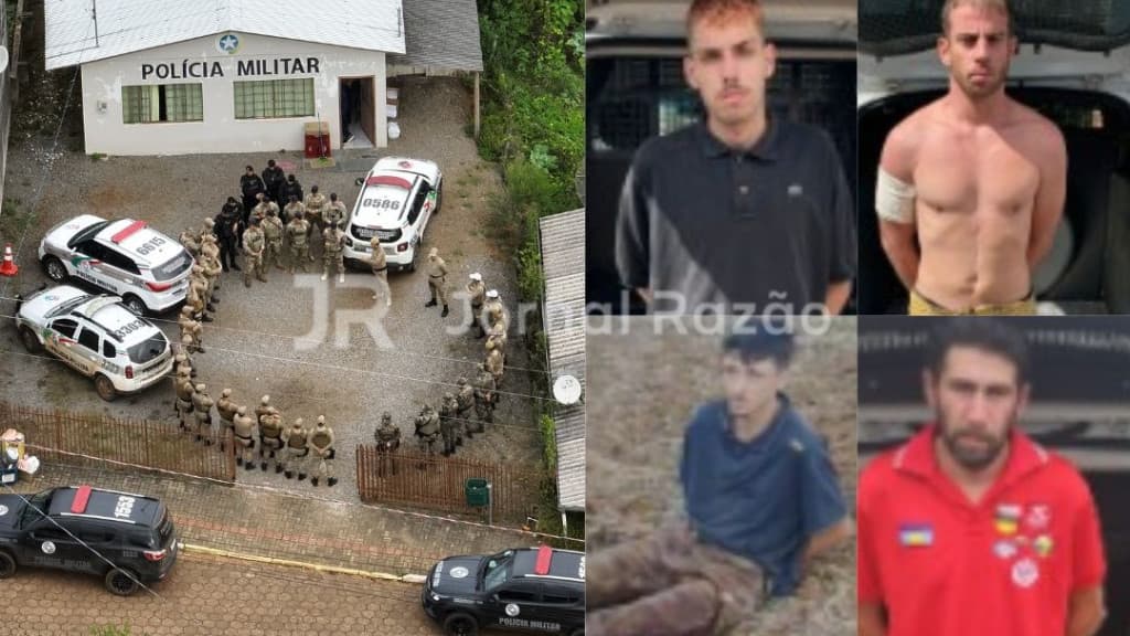 PMSC acaba com invasão em fazenda e prende 4 criminosos após 36h de operação
